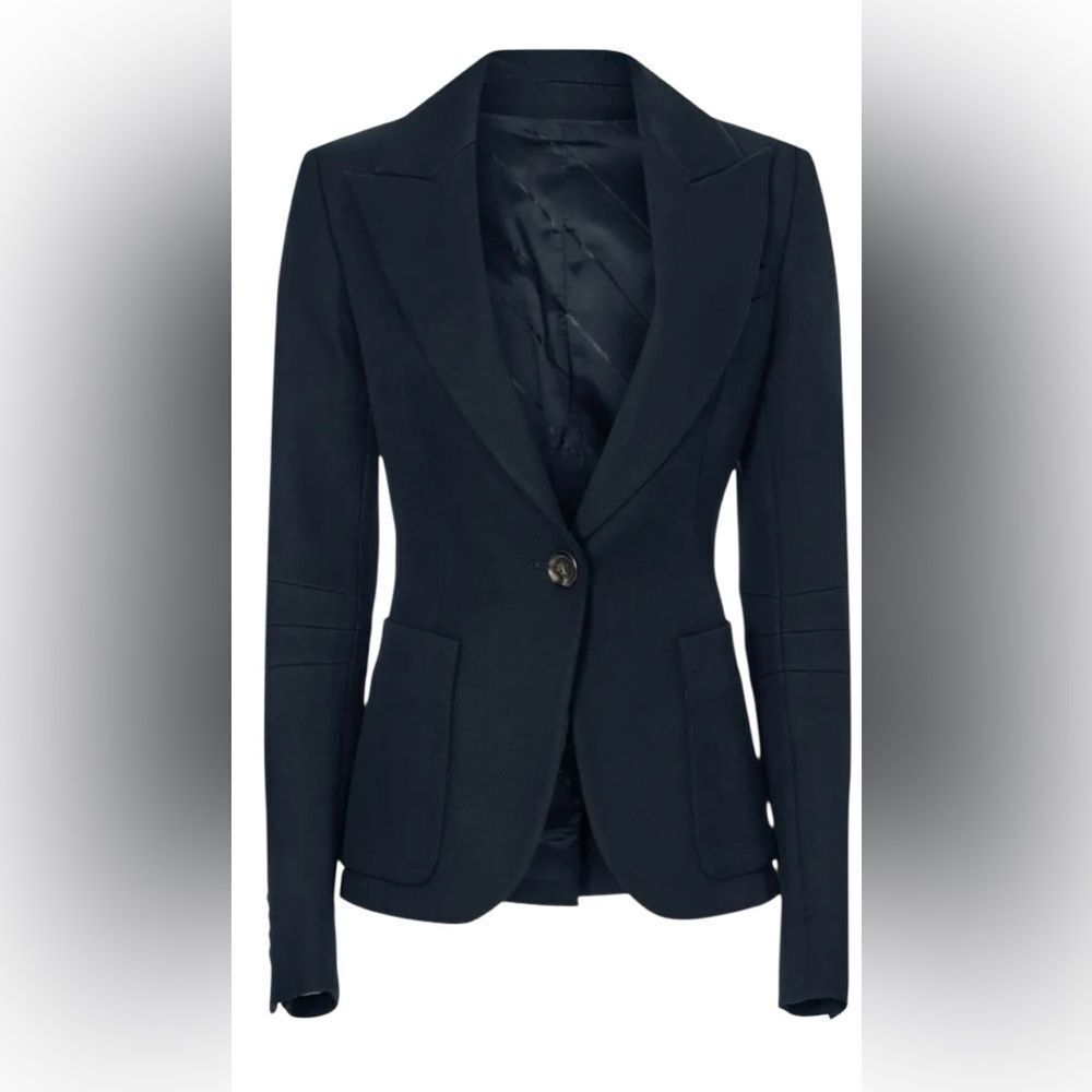 Marina Moscone Patch Pocket Blazer Size US 6 - Picture 4 of 9